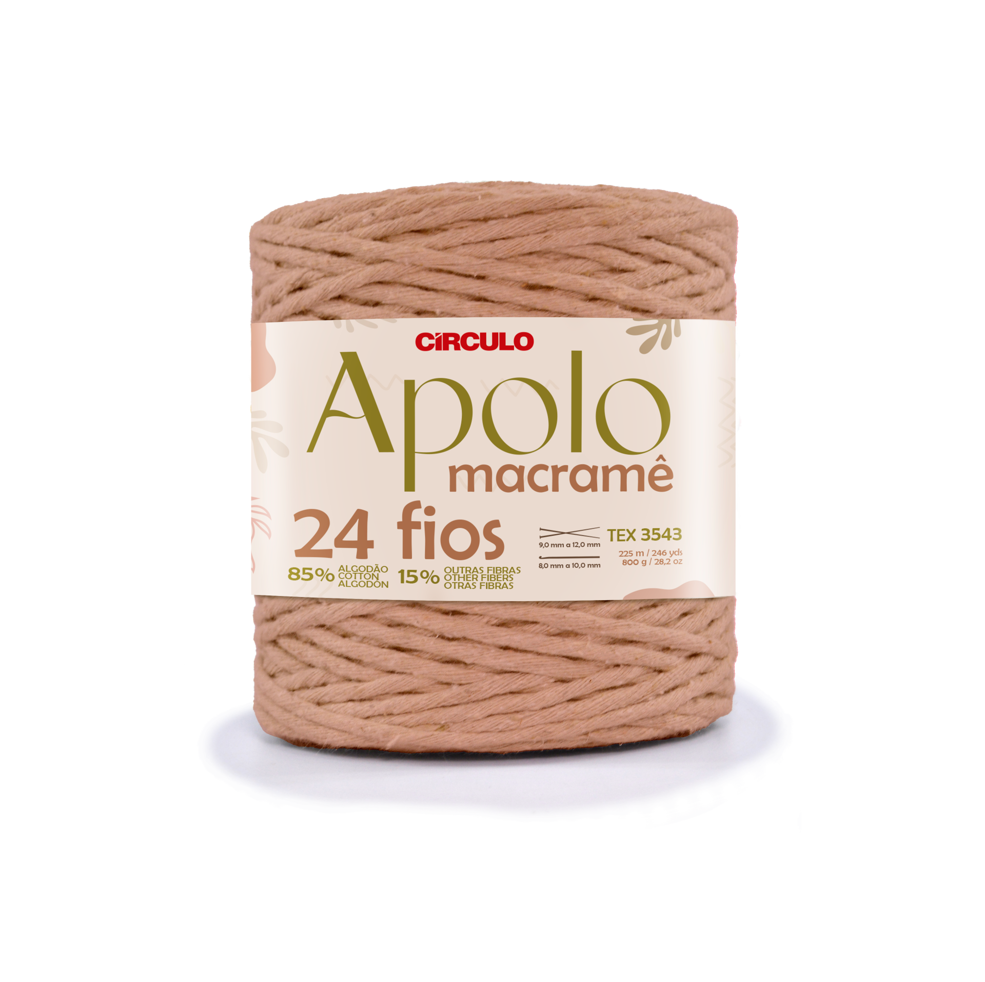 Apolo Macramê Circulo 7725 (Porcelana)