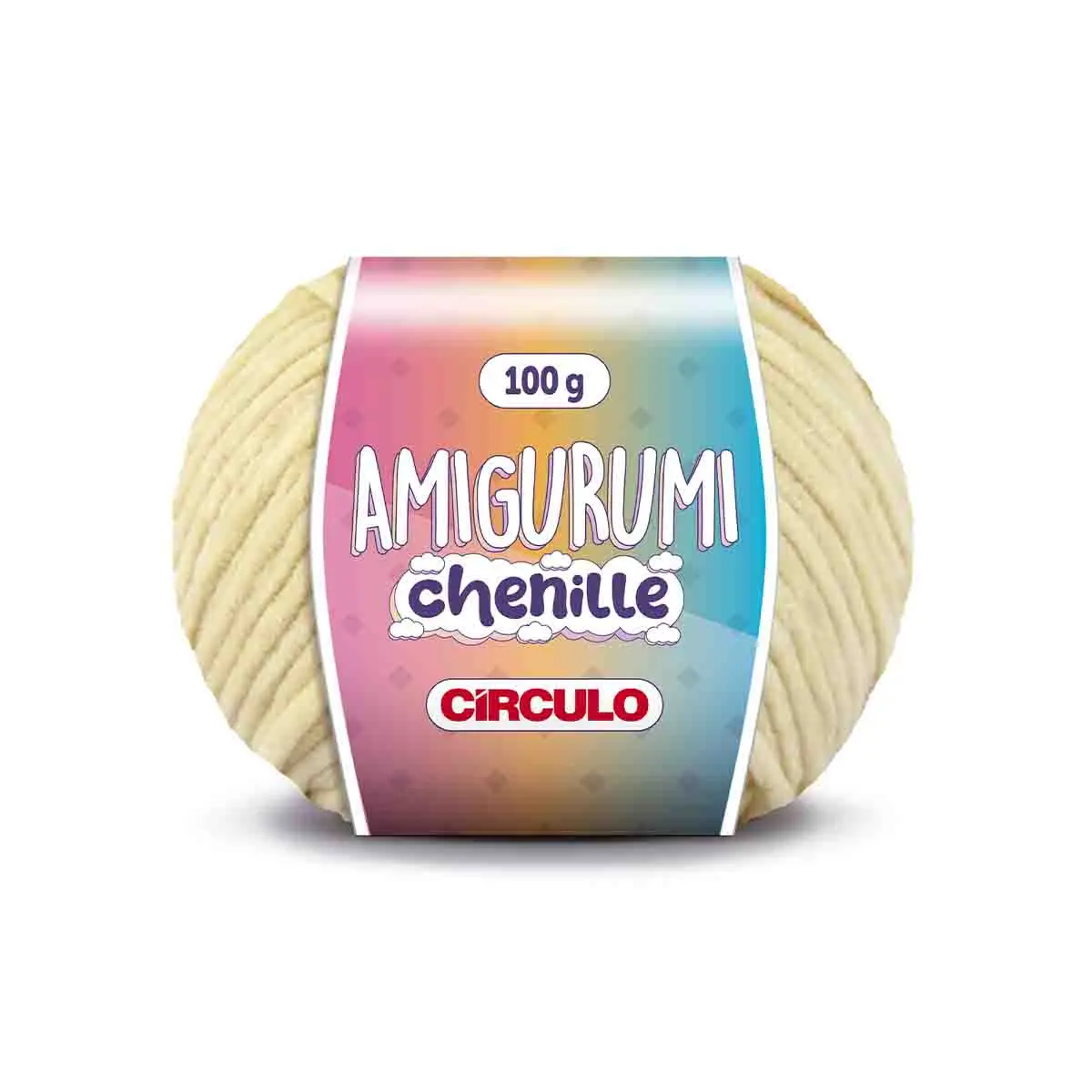 Linha Amigurumi Chenille Círculo 7072 (Centeio)