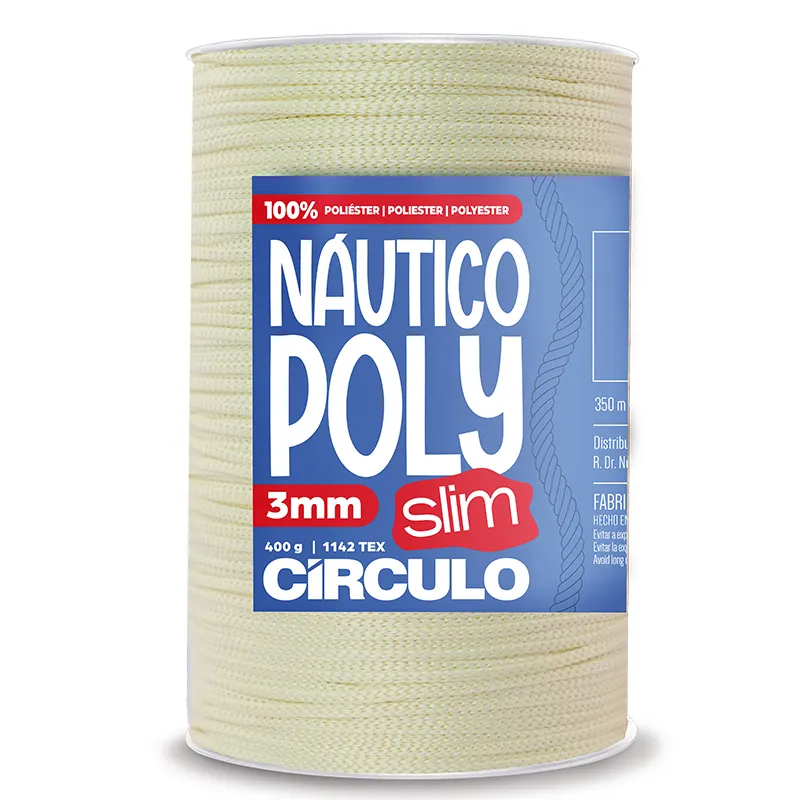 Fio Náutico Poly 3mm 1074 (Creme) - Círculo