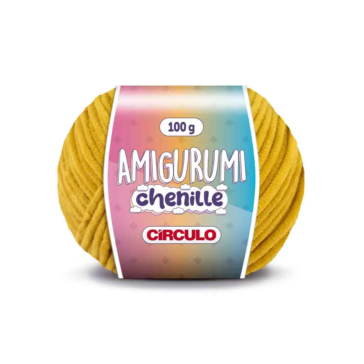 Linha Amigurumi Chenille Círculo 7069 (Mostarda)