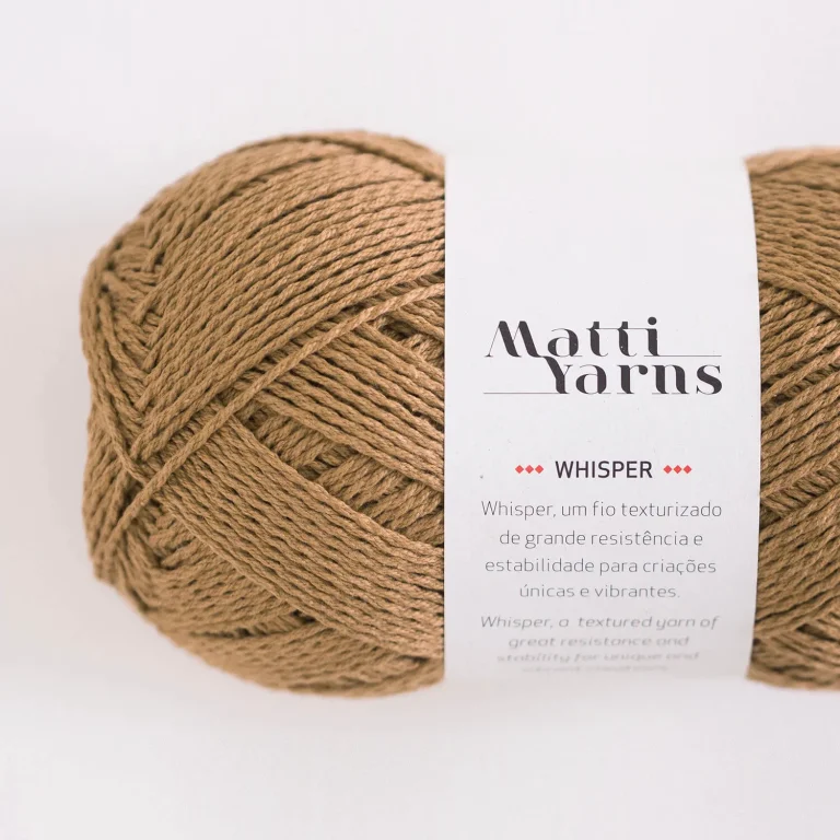 Fio Whisper Matti Yarns - Cor 1004 (Canela)