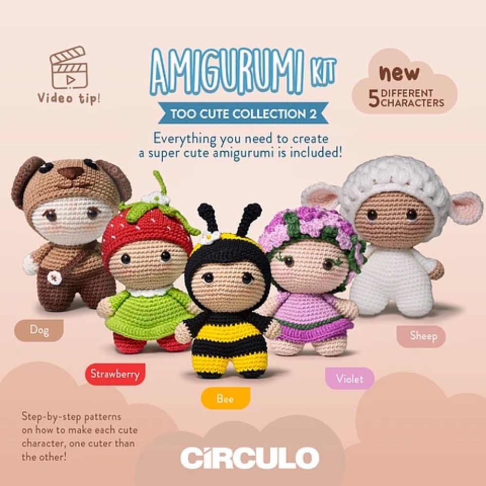 Workshop Presencial Too Cute Amigurumi (Intermediário)