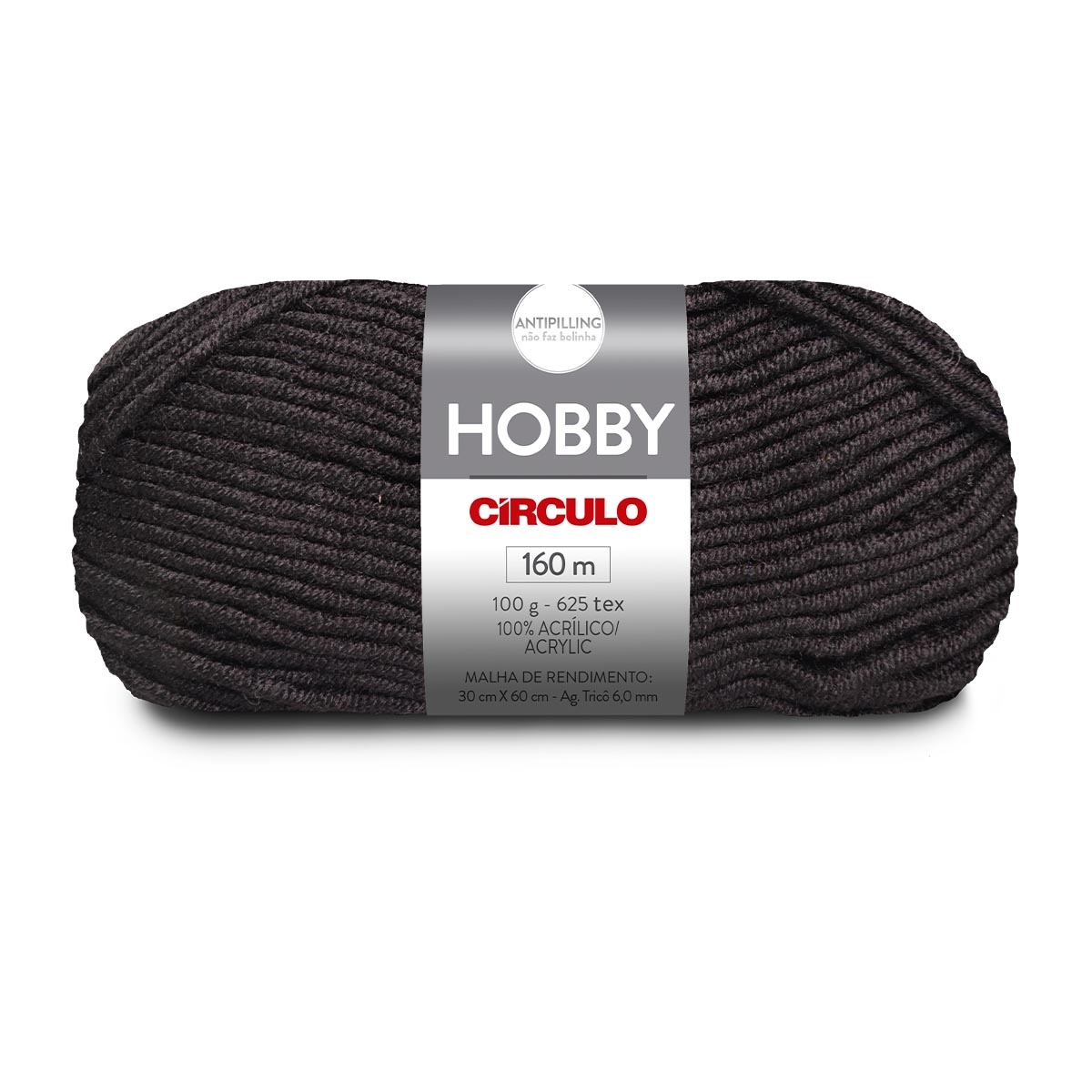 Lã Hobby Círculo 940 (Preto)