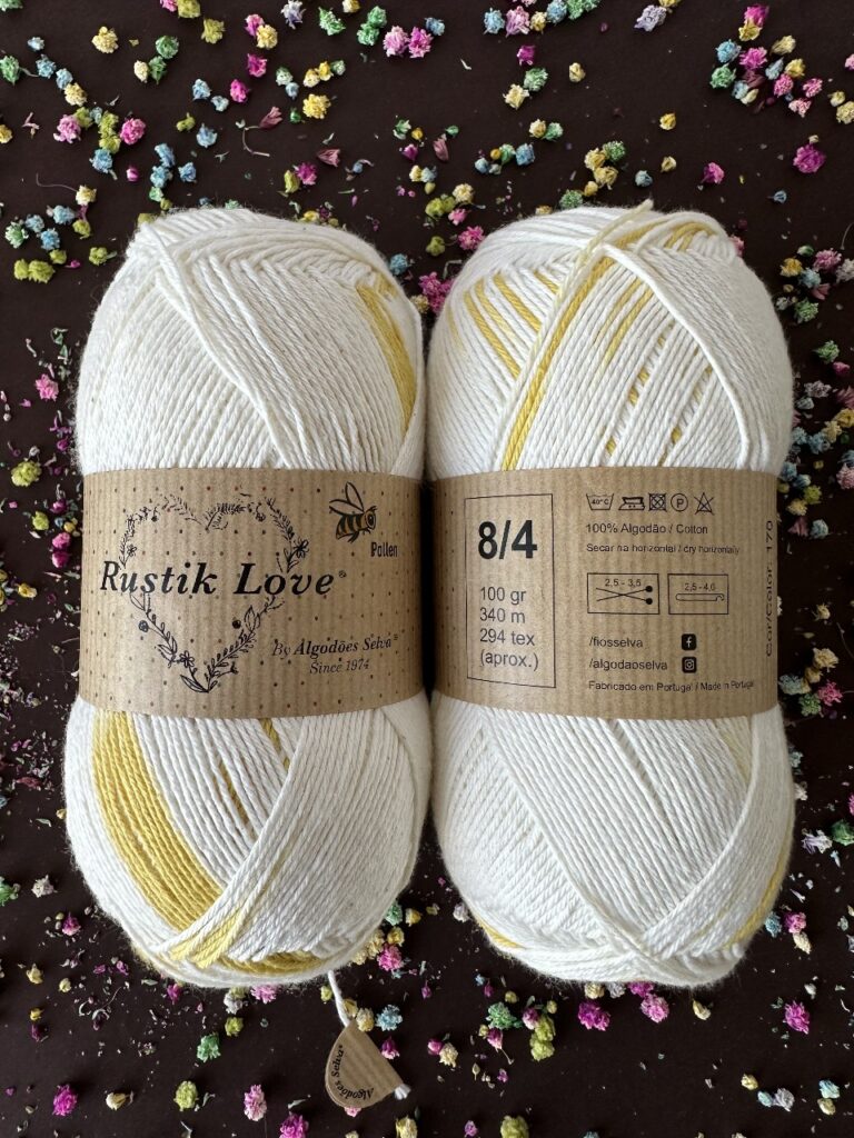 Cor 170 Rustik Love Pollen 100g 8/4(Meio Branco e Amarelo)