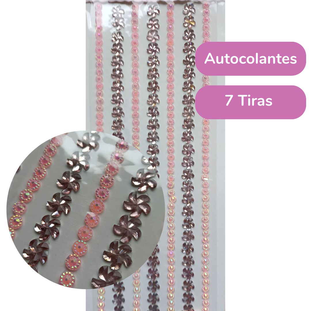 Cartela de Adesivos para Manto de Santinhas