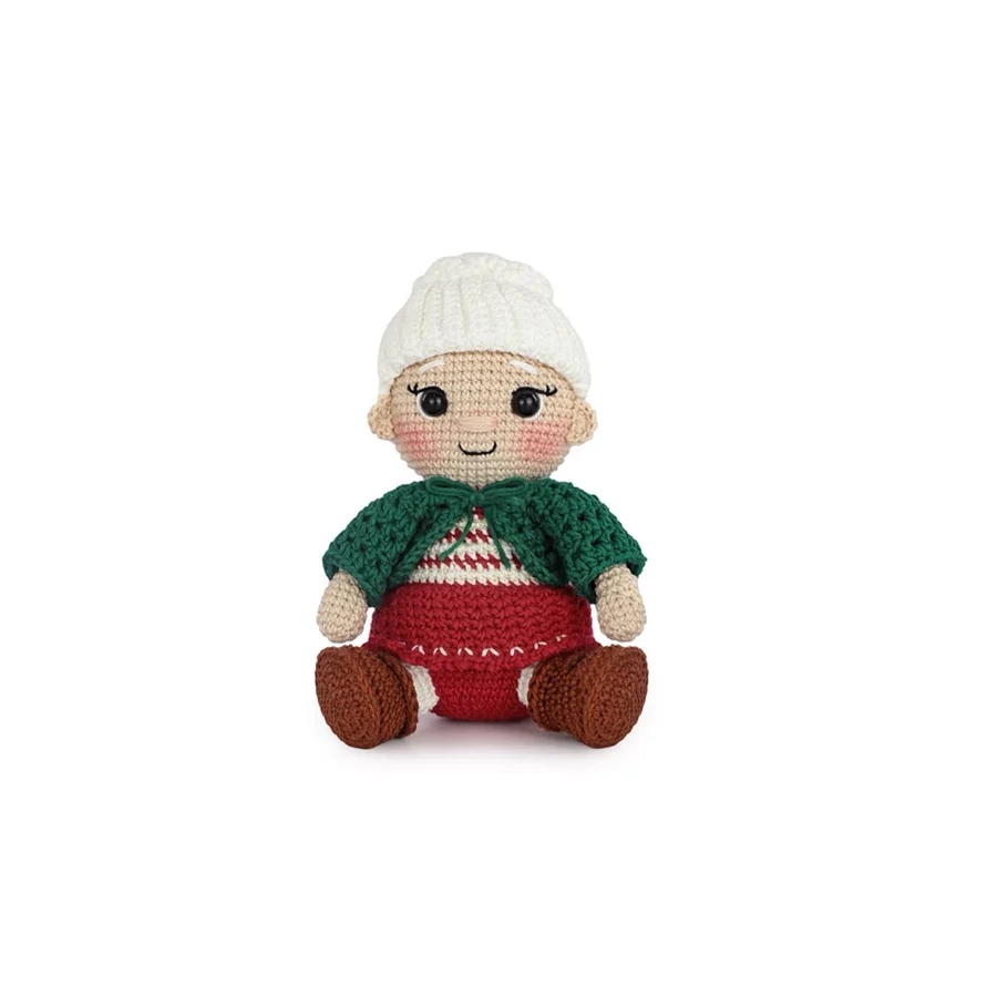 Kit  Amigurumi Círculo - Mama Claus
