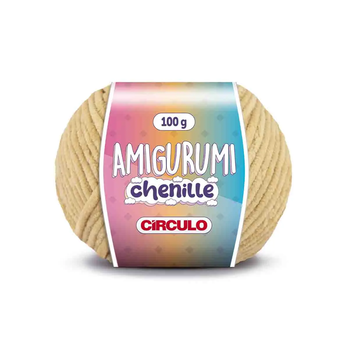 Linha Amigurumi Chenille Círculo 7076 (Caramelito)