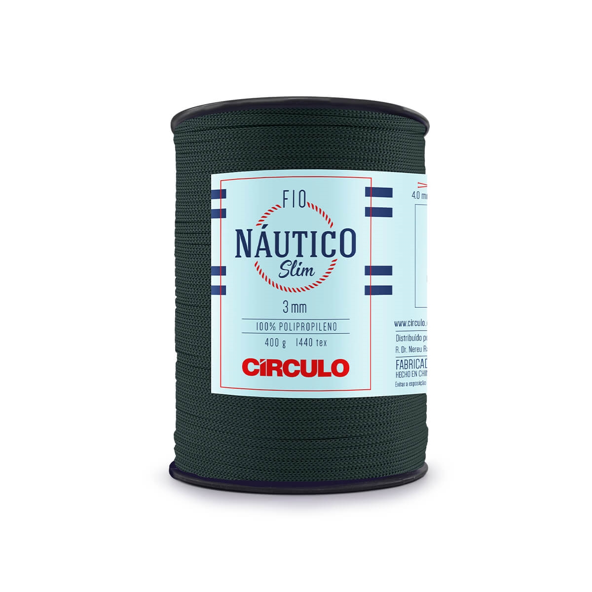 Fio Náutico Slim 3mm  Círculo5398 (Musgo)