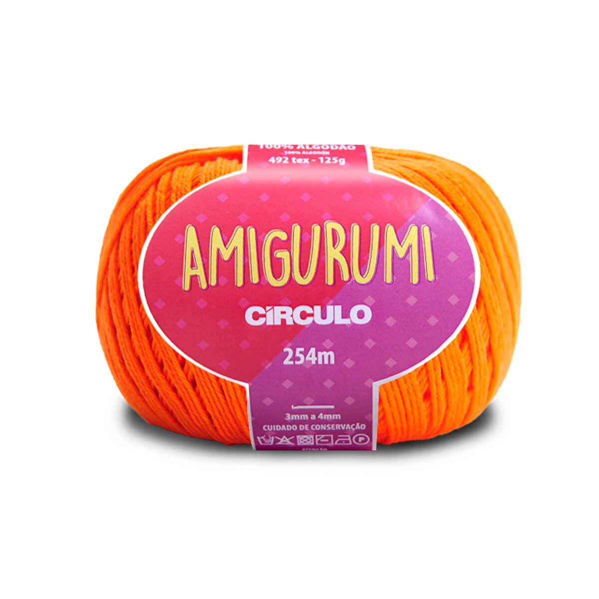 Linha Amigurumi Círculo 4456 (Laranja)