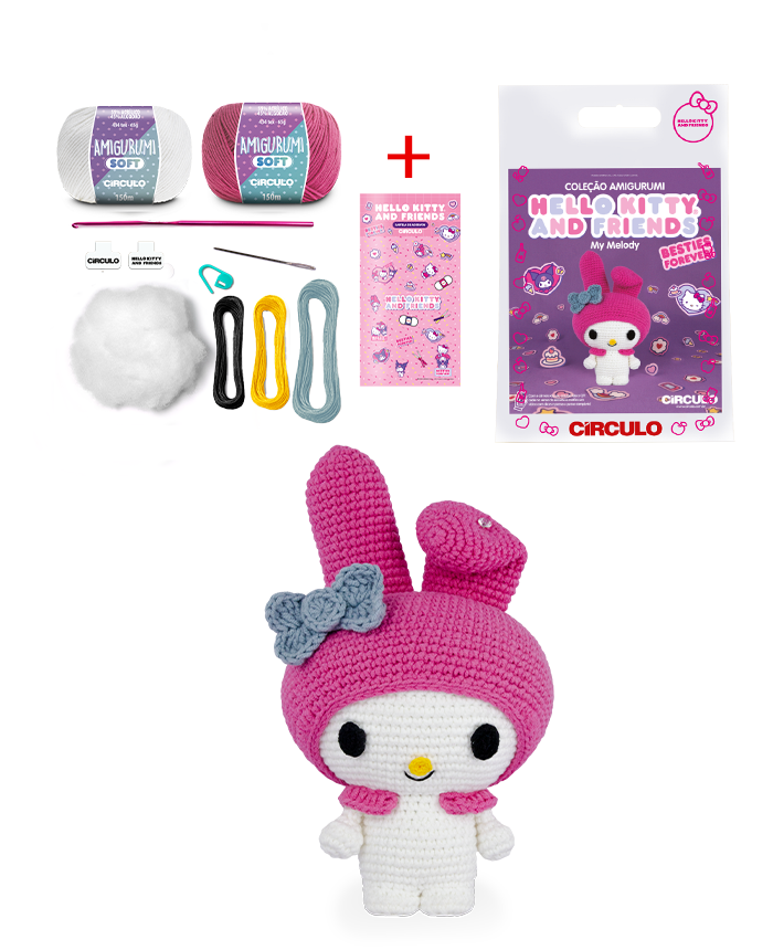 Kit Amigurumi Hello Kitty and Friends (Círculo )-  May Melody