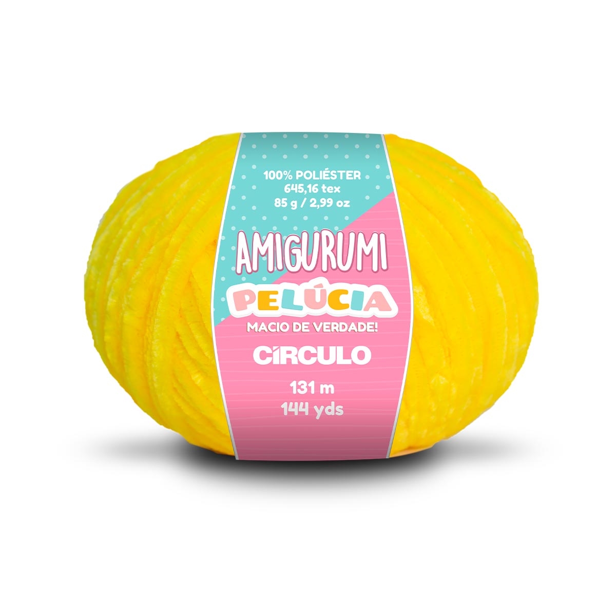 Linha Amigurumi Pelúcia Círculo 1289 (Canário)