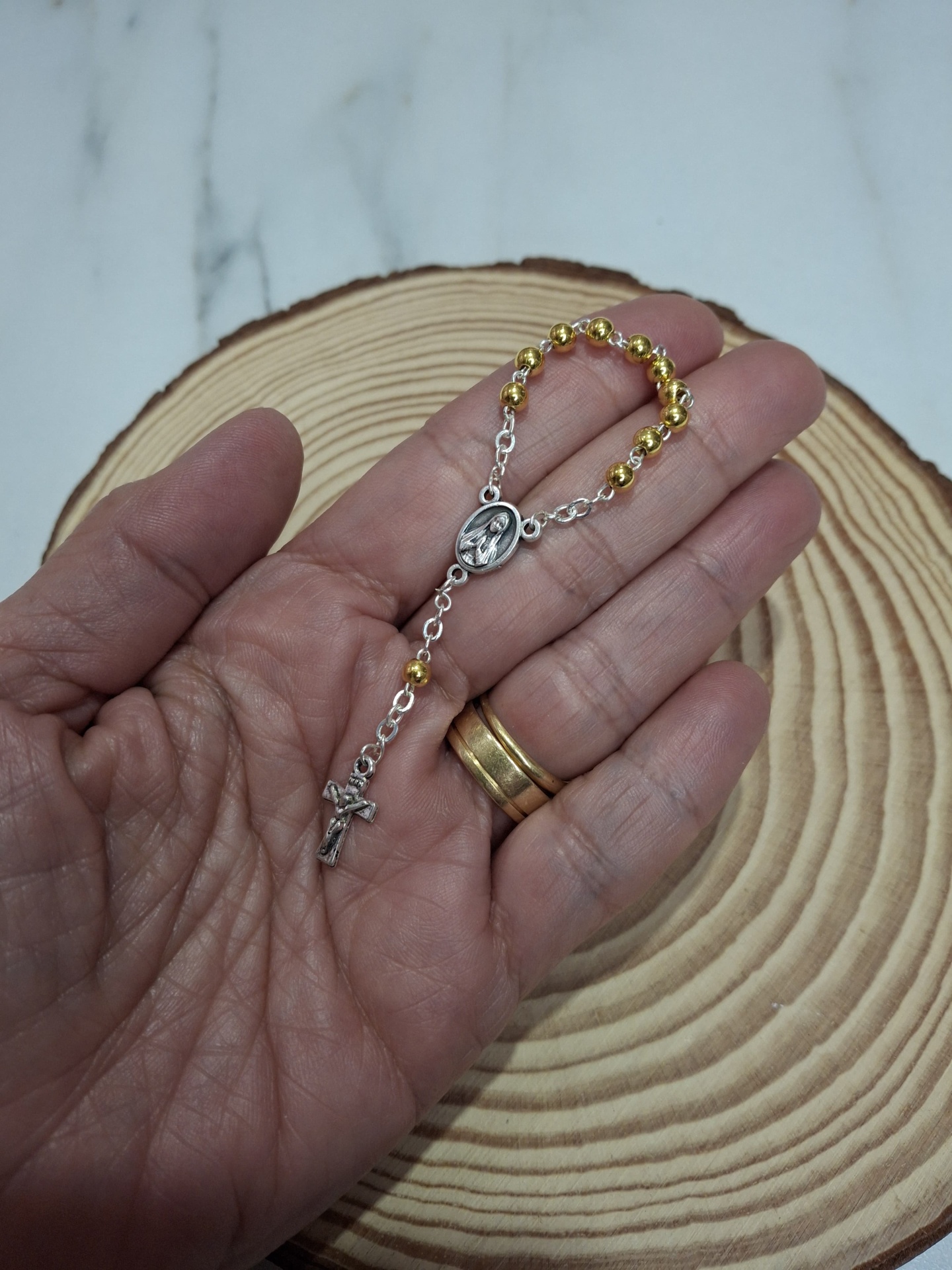 Mini Dezena Perola Dourada