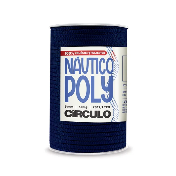 Fio Náutico Poly 5mm Círculo 2856(Azul Marinho)