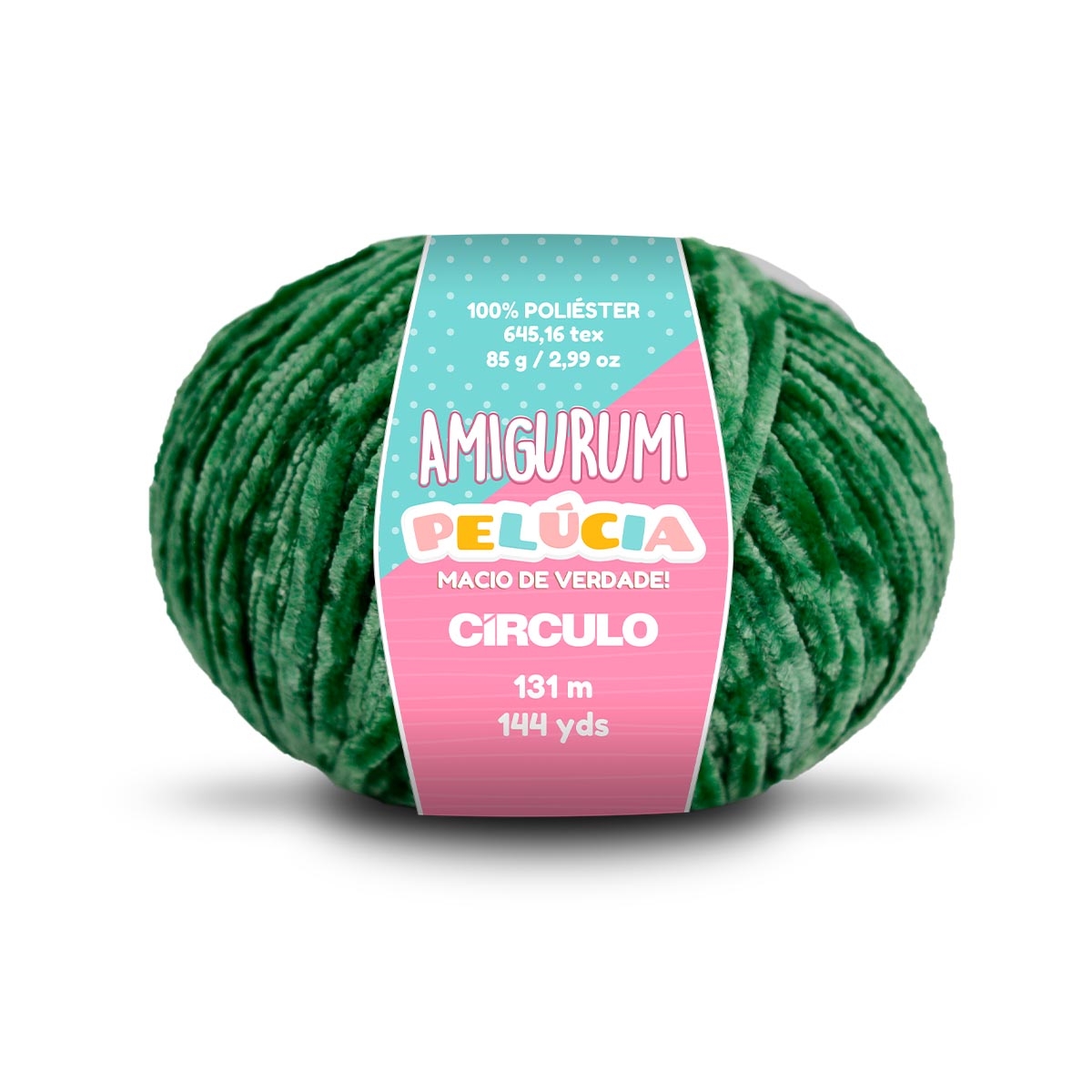 Linha Amigurumi Pelúcia Círculo 5398 (Musgo)