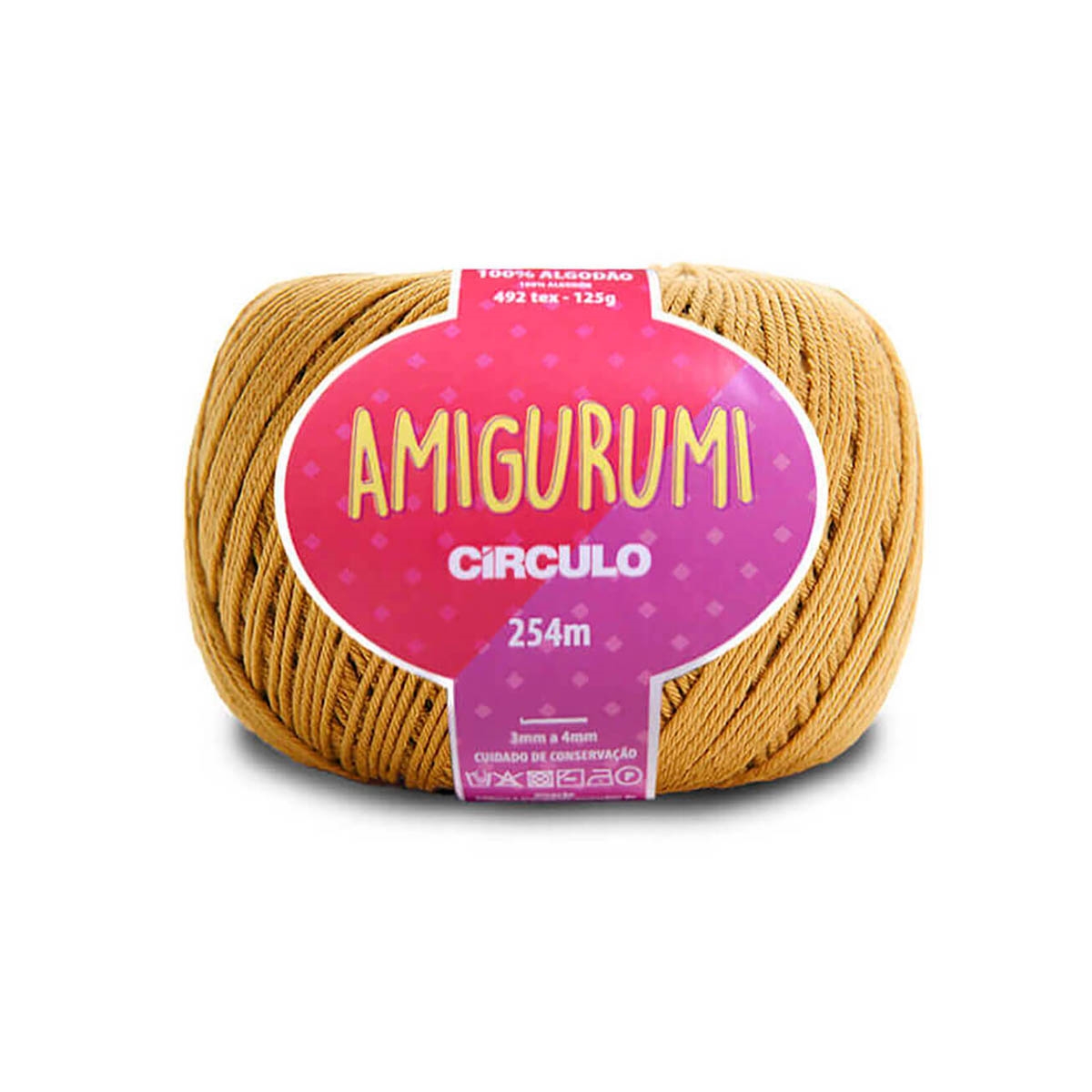 Linha Amigurumi Círculo 7030 (Mostarda)