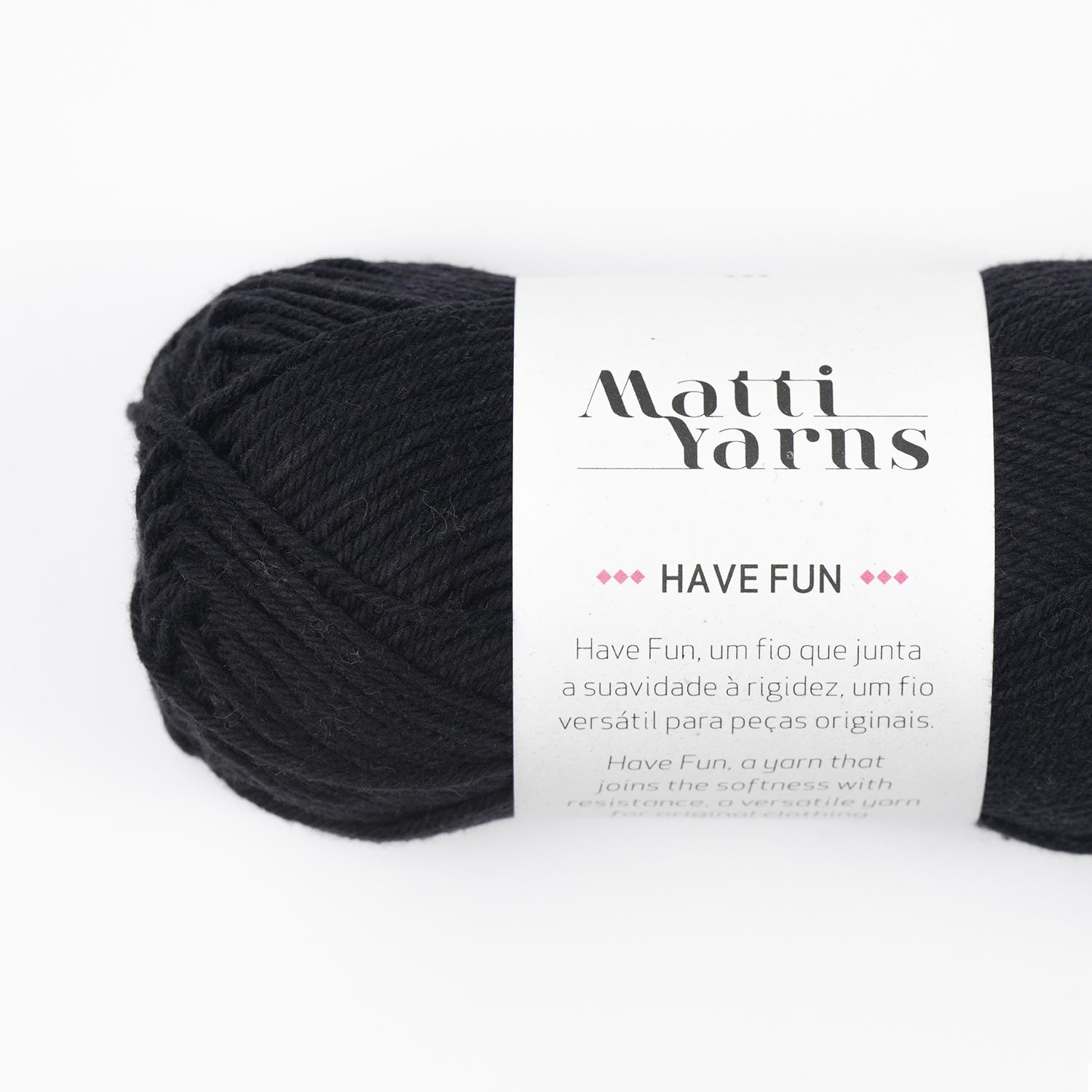 Linha Have Fun (Amigurumi) Matti Yarns 9000 (Preto)