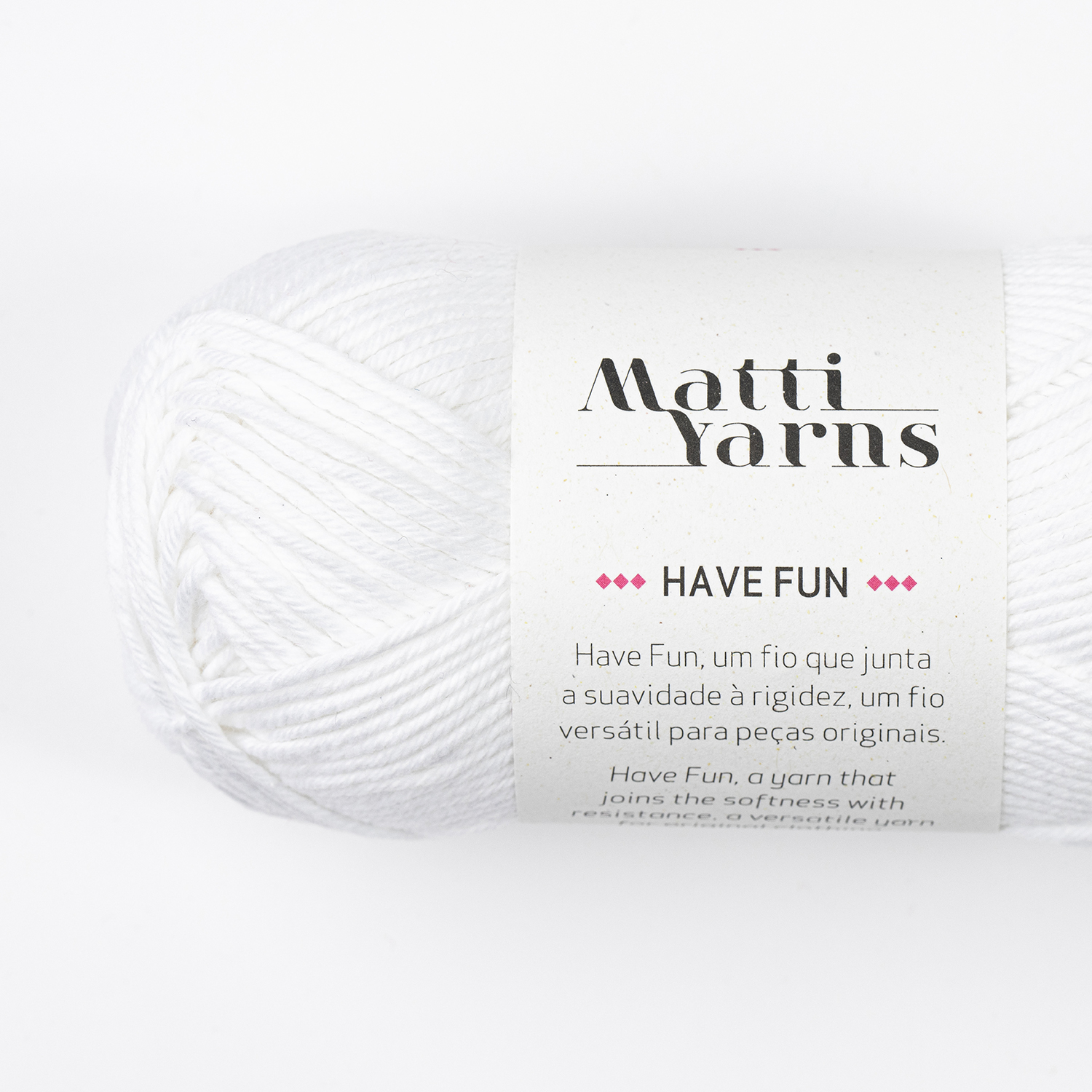 Linha Have Fun (Amigurumi) Matti Yarns 1000 (Branco)