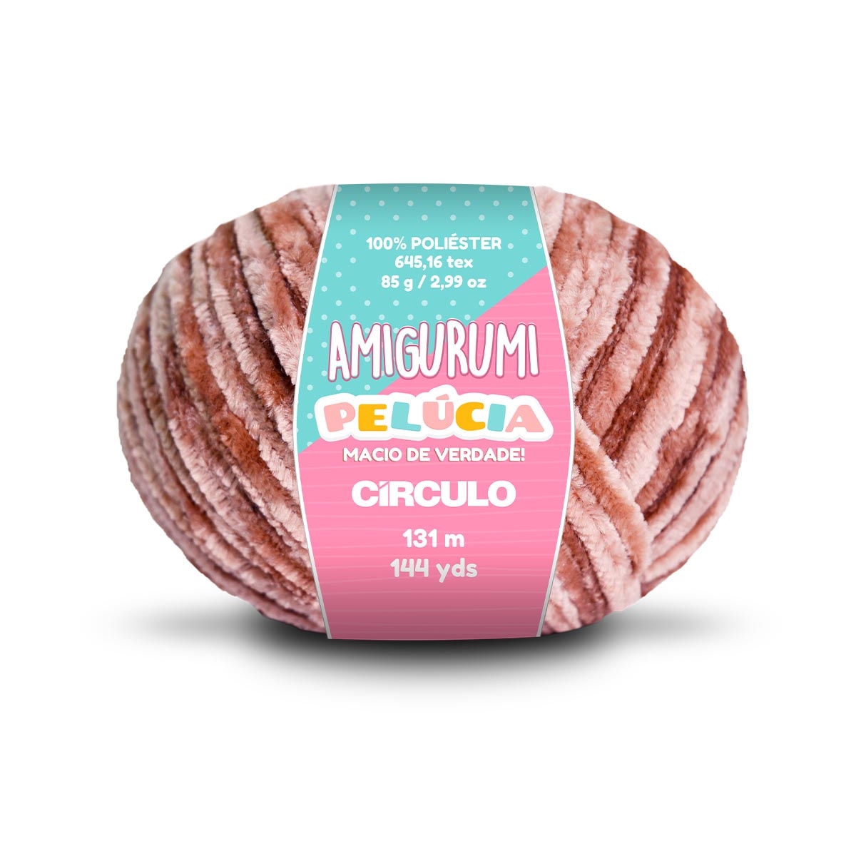 Linha Amigurumi Pelúcia Círculo 7567 (Cacau)