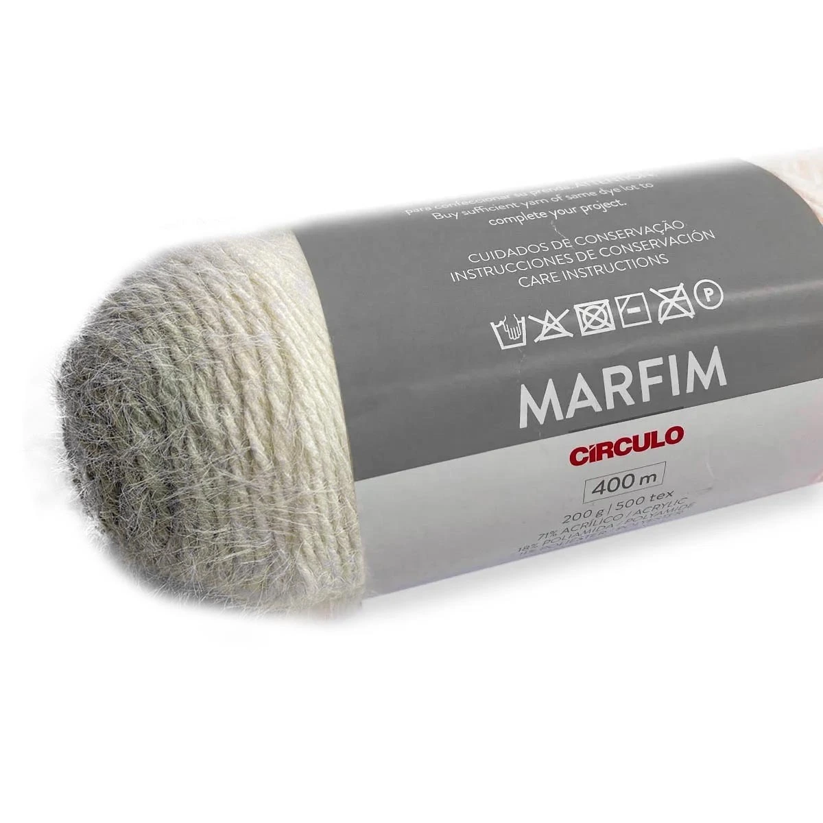 Lã Marfim Círculo 9391 (Babosa)