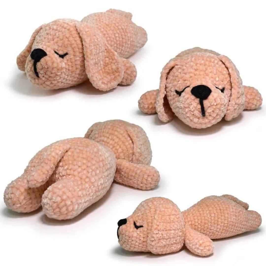 Cópia de Kit Amigurumi Círculo - Coleção Bichinhos Dorminhocos - (Cachorro)