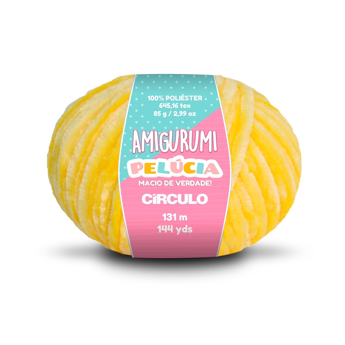 Linha Amigurumi Pelúcia Círculo 1317 (Solar)