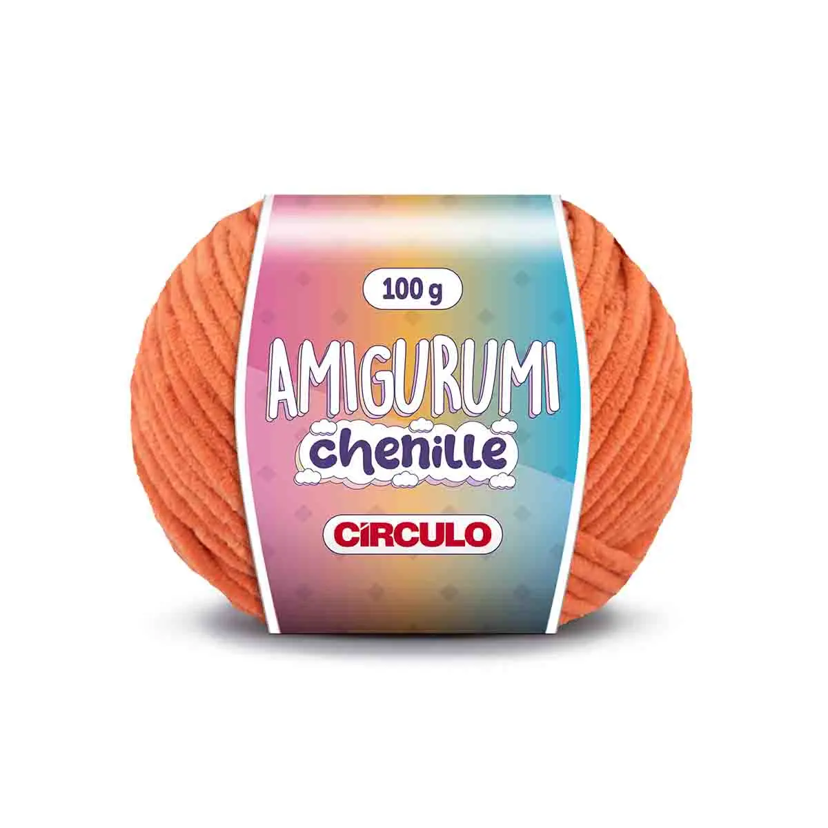 Linha Amigurumi Chenille Círculo 4140 (Tijolo)