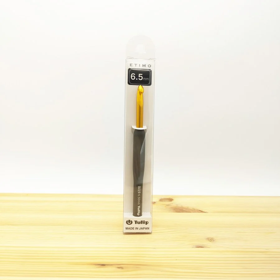 Agulha de Crochet ETIMO Gray Premium Gold - 6,5mm