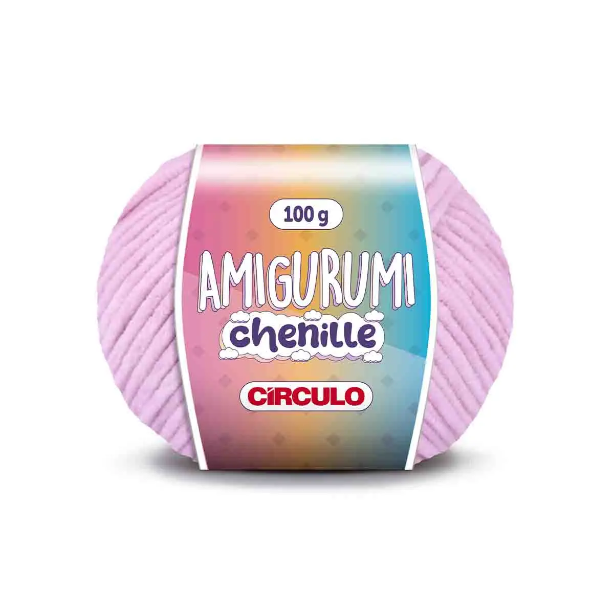 Linha Amigurumi Chenille Círculo 3077 (Quartzo)