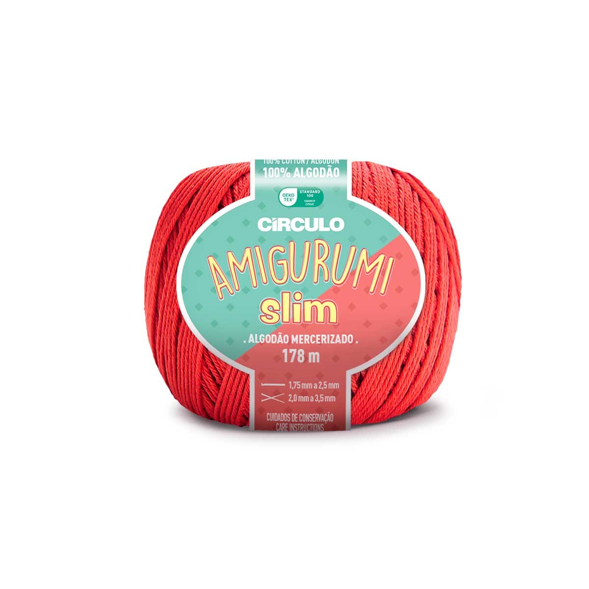 Linha Amigurumi Slim Círculo 3583 (Cereja)