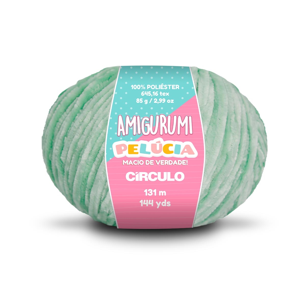 Linha Amigurumi Pelúcia Círculo 5743 (Neo Mint)