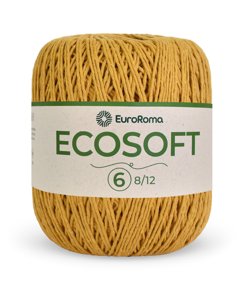 Barbante Ecosoft N6 Euroroma  - 470 (Mostarda)