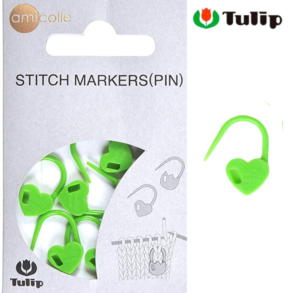 Marcador de Ponto Tulip Coração - 07 unidades