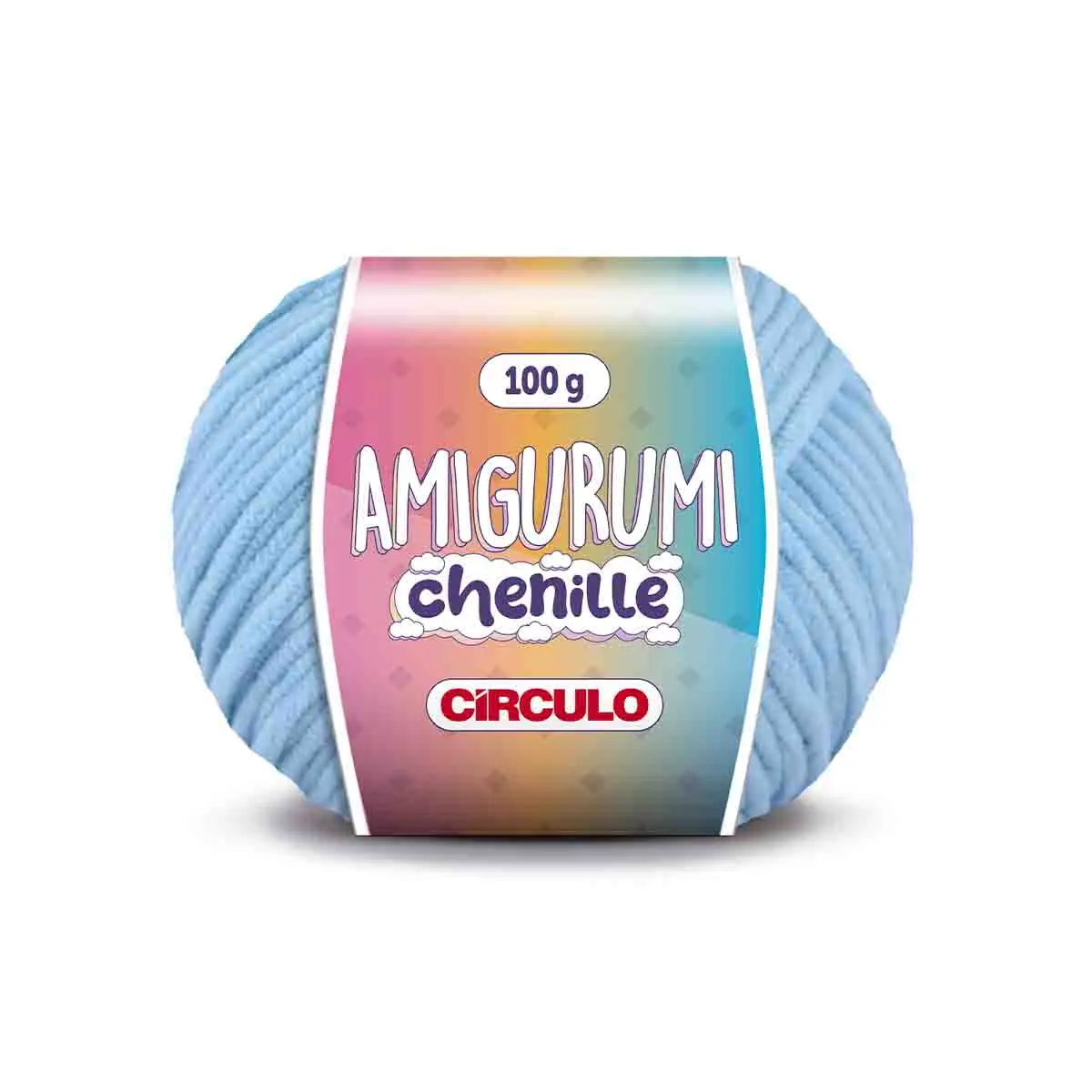 Linha Amigurumi Chenille Círculo 2012 (Azul Candy)