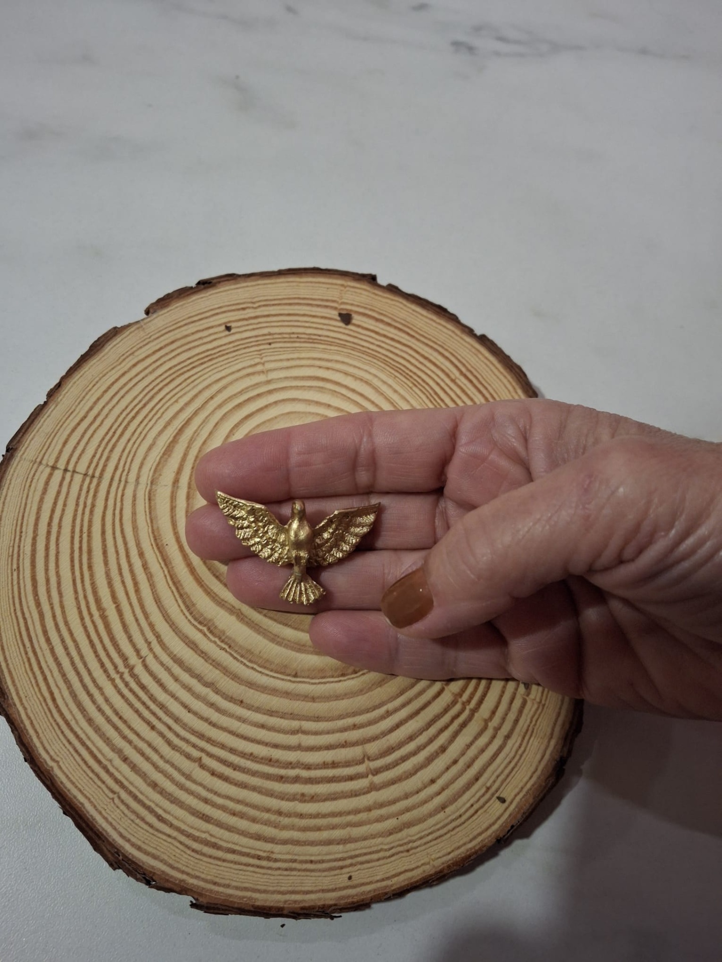 Mini Divino Espirito Santo (Dourado)