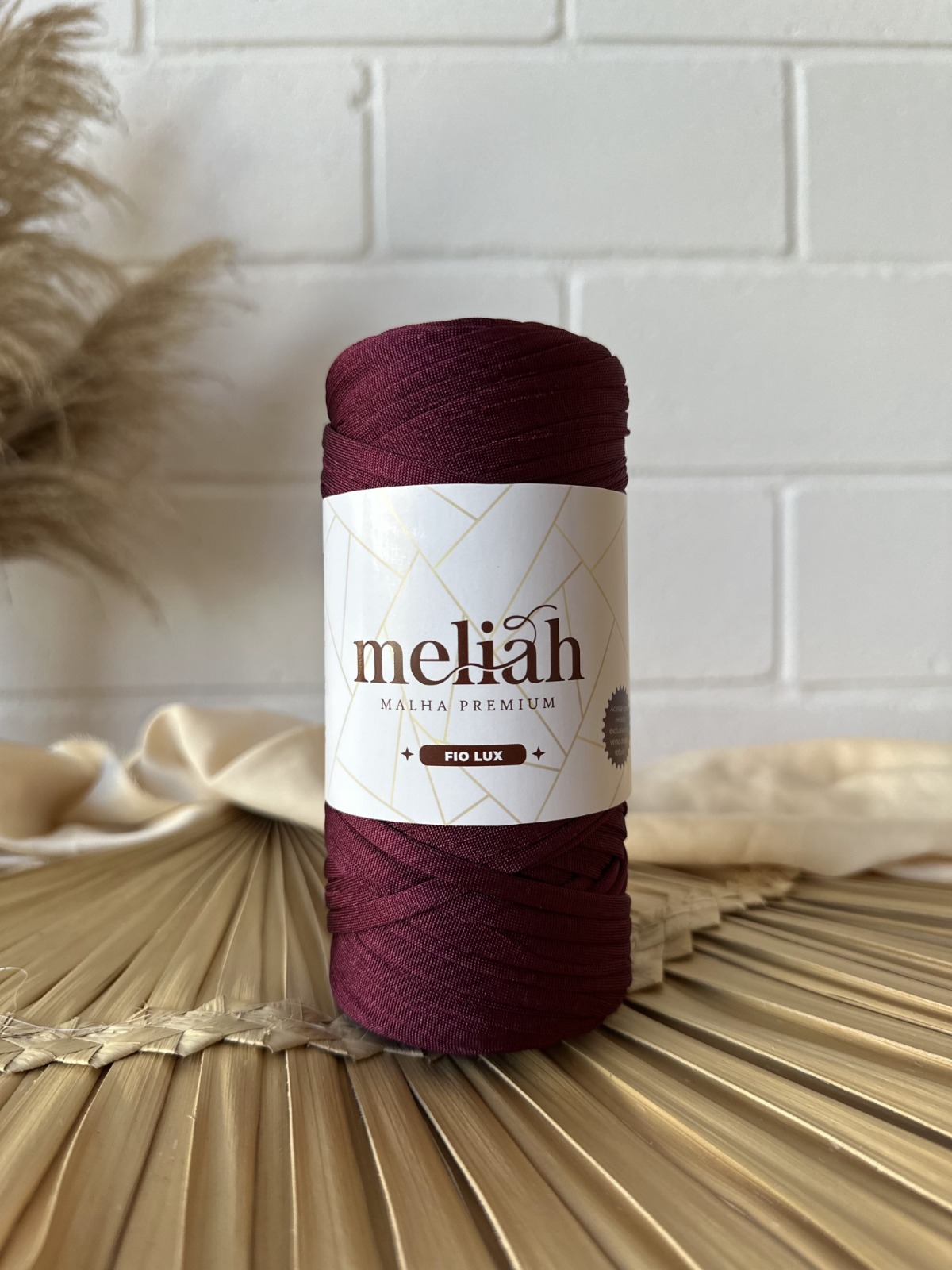 Fio de malha Premium Lux - Cor  Ameixa Negra