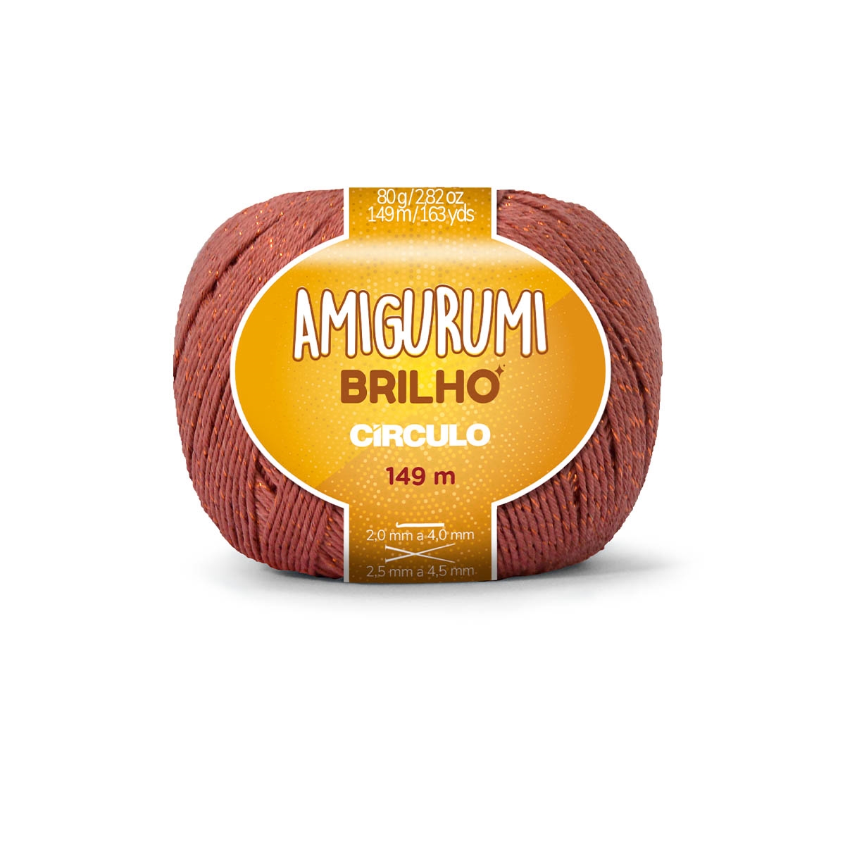 Linha Amigurumi Brilho Círculo 4095 (Rum)