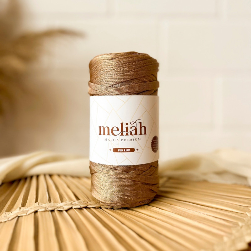 Fio de malha Premium Lux - Cor Calda de Açucar