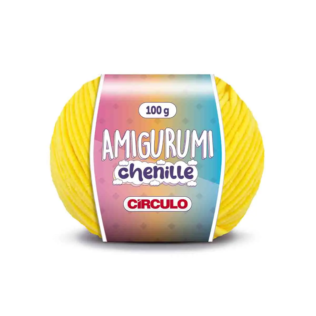 Linha Amigurumi Chenille Círculo 1317 (Solar)