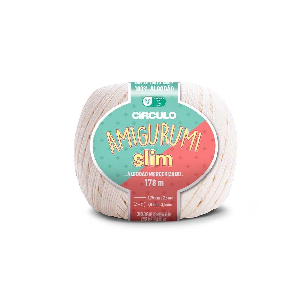 Linha Amigurumi Slim Círculo 8176 (Off-White)