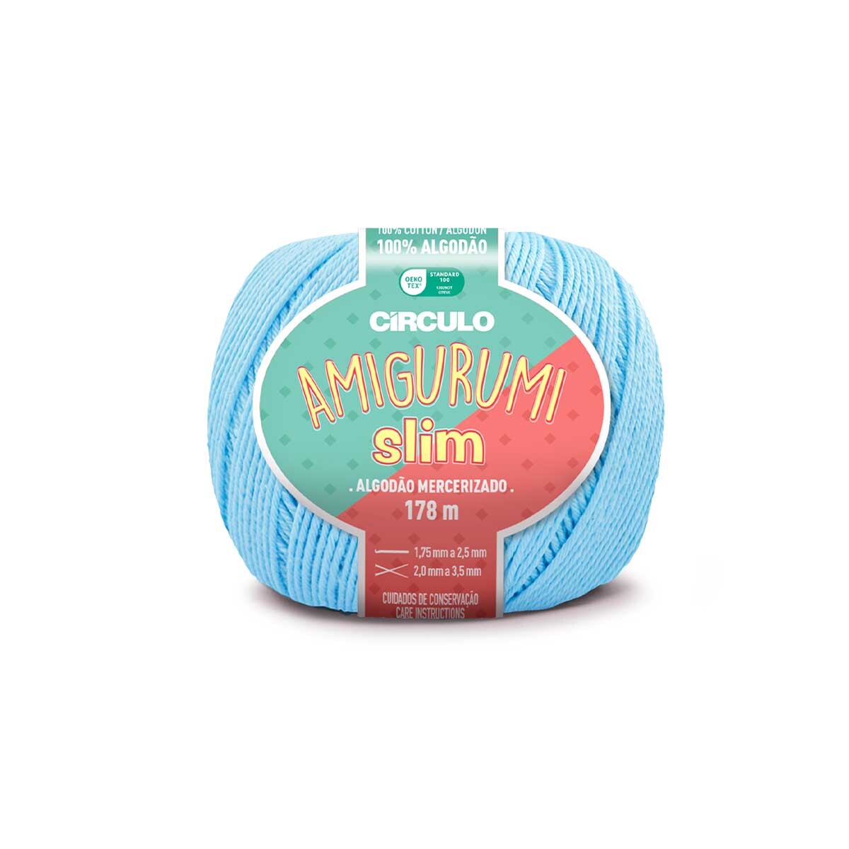 Linha Amigurumi Slim Círculo 2012(Azul Candy)