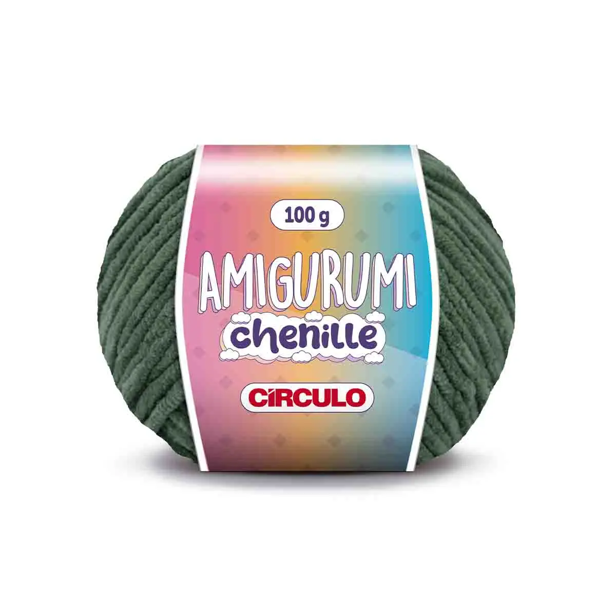 Linha Amigurumi Chenille Círculo 5442 (Natureza)