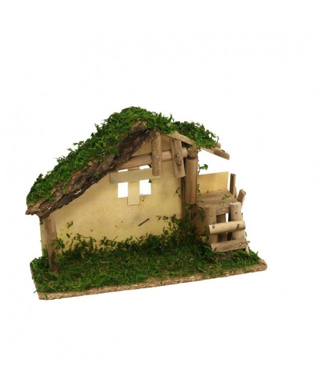 Cabana de Madeira para Presépio de Natal