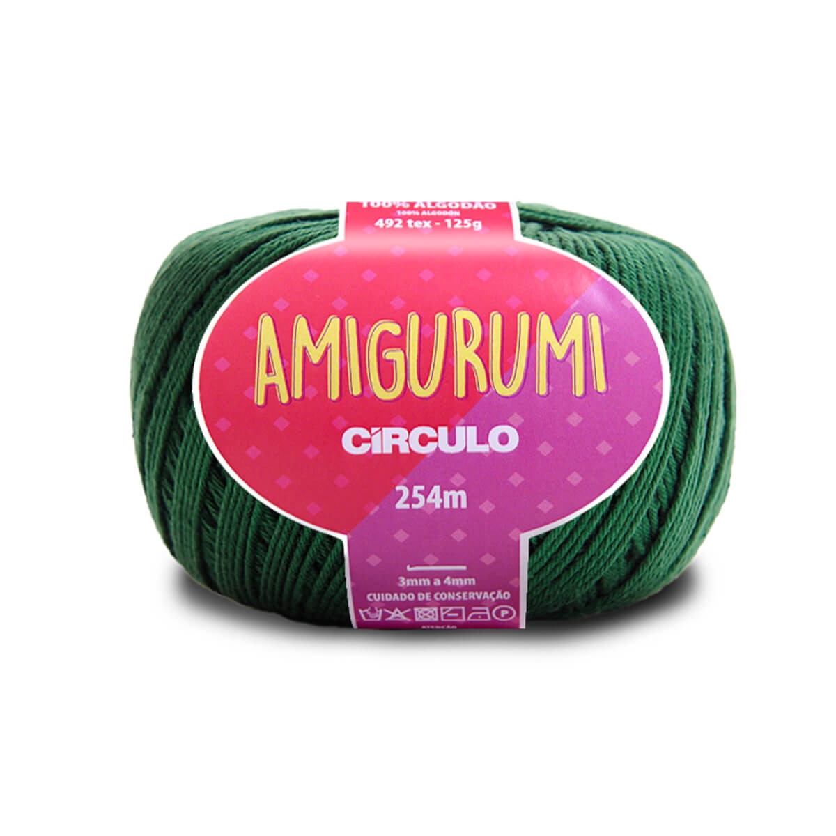 Linha Amigurumi Círculo 5398 (Musgo) | Dê Crochê - Ateliê & Retrosaria