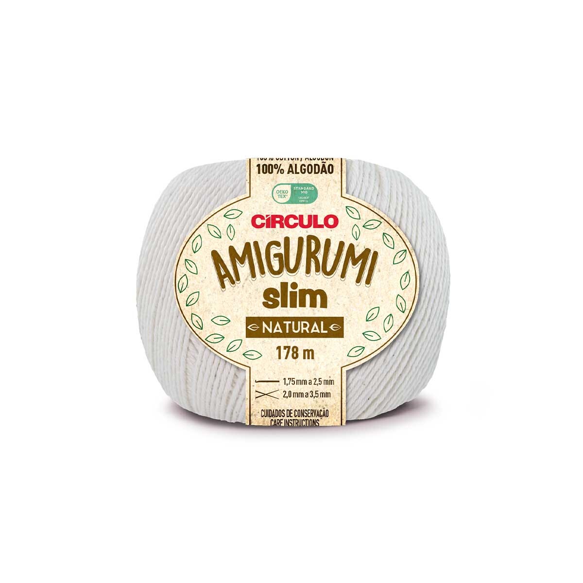 Linha Amigurumi Slim Círculo 0020(Natural)