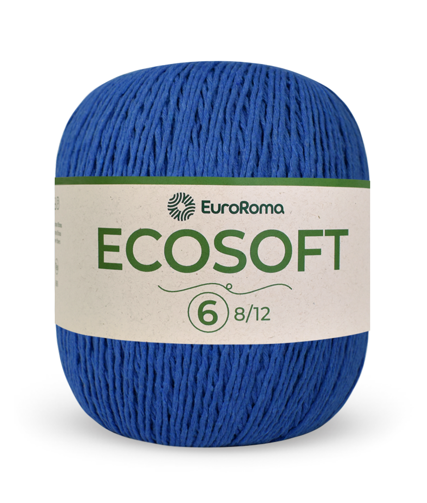 Barbante Ecosoft N6 Euroroma  - 903 (Azul Royal)
