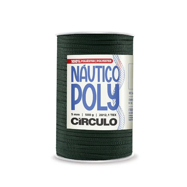 Fio Náutico Poly  5mm Círculo 5398 (Musgo)