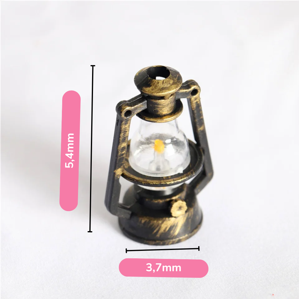 Mini Lamparina de Plástico - (37x54mm)