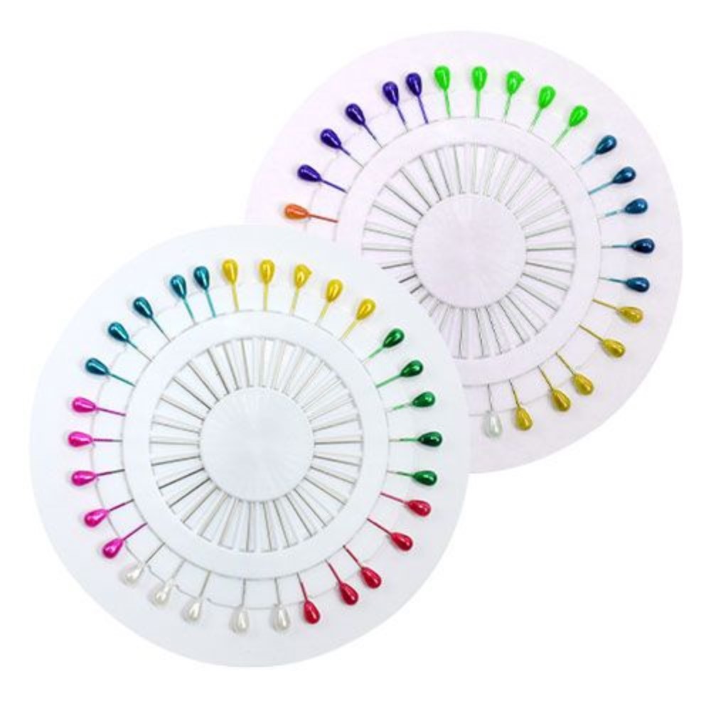 Alfinetes com cabeça em forma de gota - 2 unidades