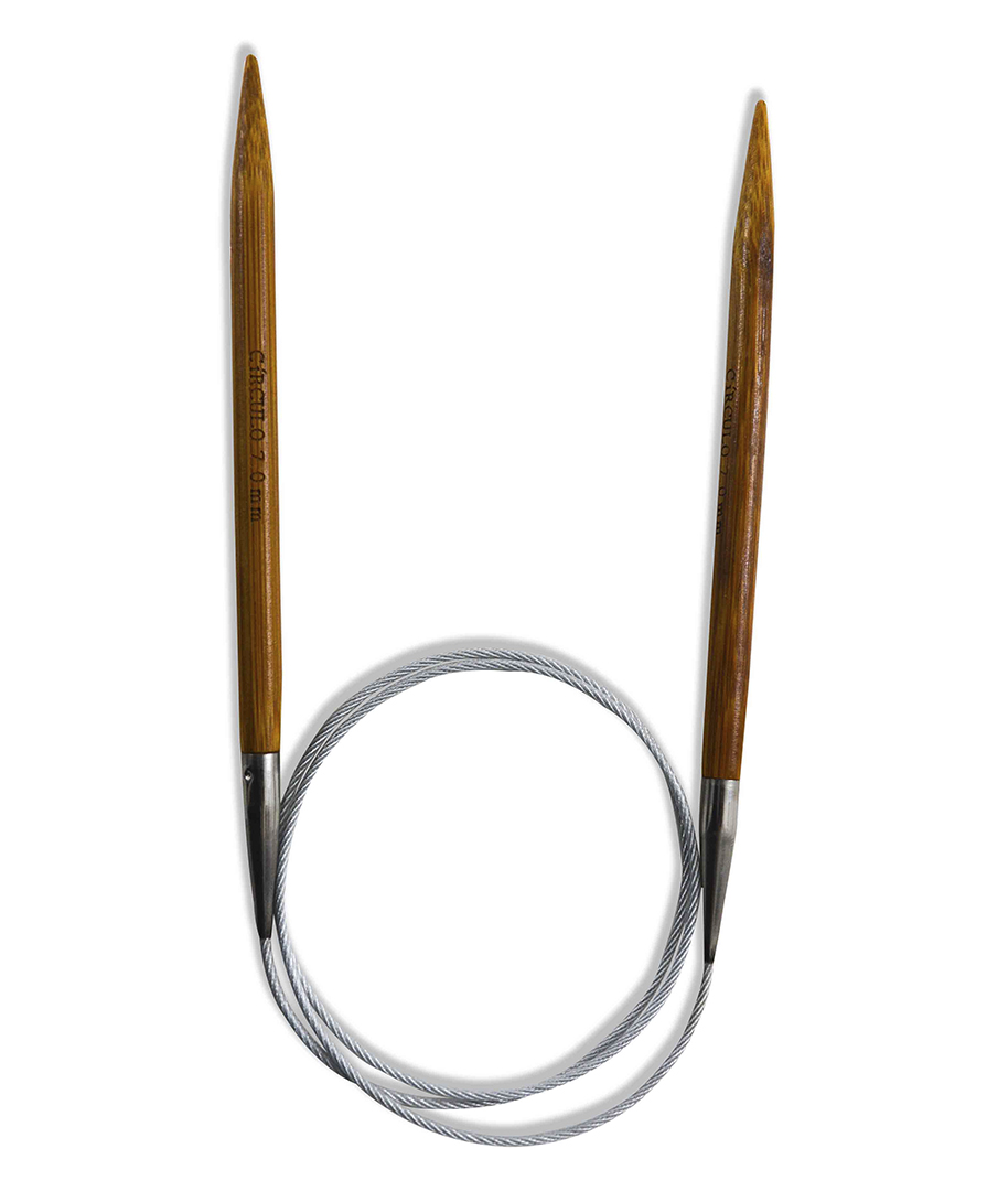 Agulha Circular de Bambu 3,5 mm (Comprimento 100cm)