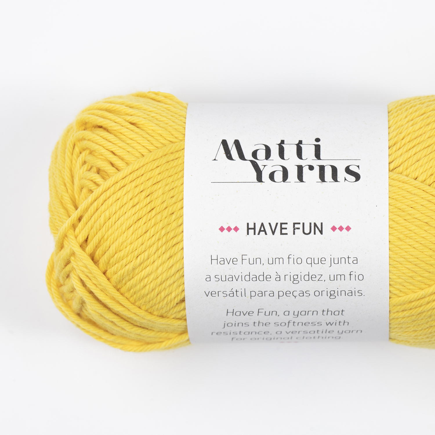 Linha Have Fun (Amigurumi) Matti Yarns 2002 (Amarelo)